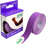 SFM-Plaster кинезио-тейп лента, 2.5 см х 500 см, 1 шт, фиолетового цвета фото