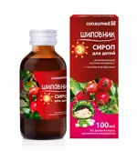 Консумед Сироп шиповника, сироп для детей, 100 мл, 1 шт, детям с 3х лет фото