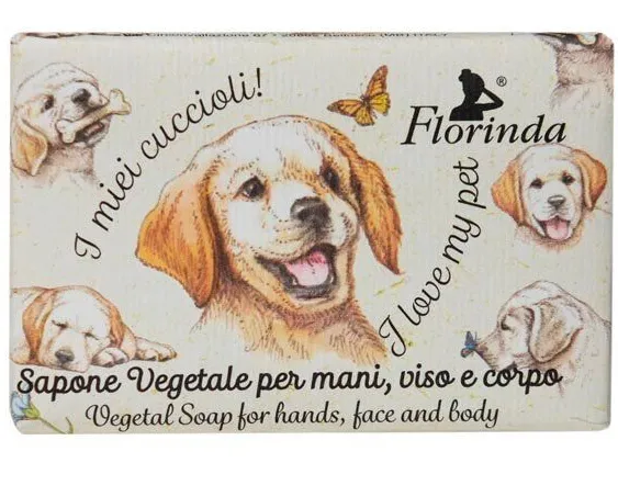 Florinda мыло туалетное твердое, мыло, 50 г, 1 шт, цветы хлопка фото