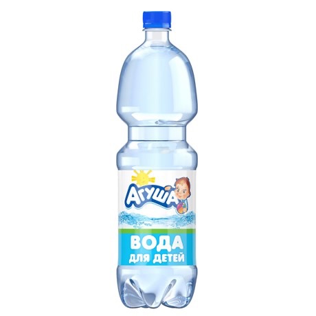 Агуша вода детская, вода питьевая негазированная, 1.5 л, 1 шт. фото