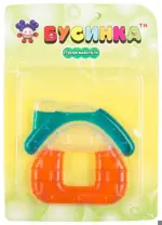 Бусинка прорезыватель Домик/Клоун, 1 шт, в ассортименте, арт. 1088 фото