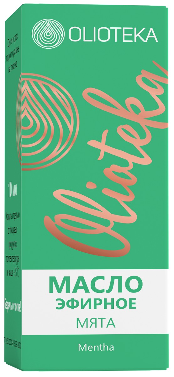 Olioteka Эфирное масло Мята, эфирное масло, 10 мл, 1 шт. фото