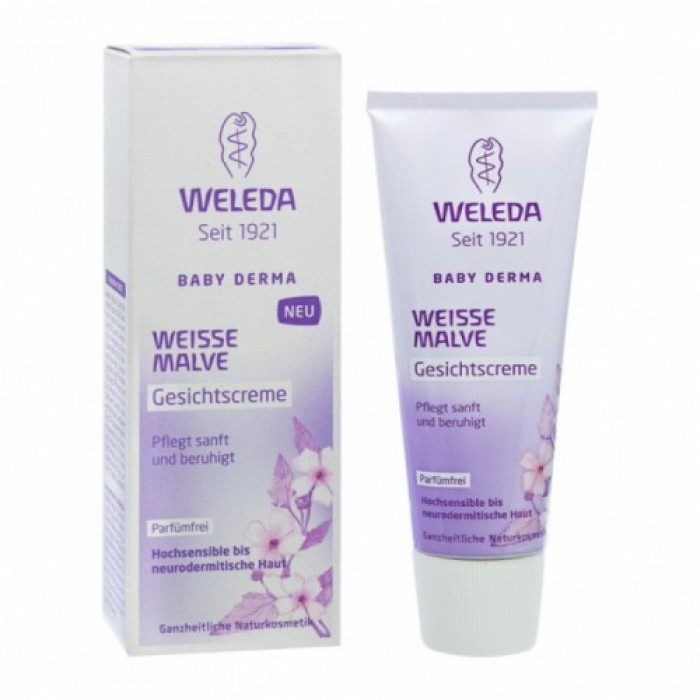 Weleda Крем для гиперчувствительной кожи лица с алтеем, крем для лица, 50 мл, 1 шт. фото