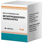 Метилпреднизолон-Фармасинтез, 4 мг, таблетки, 30 шт. фото