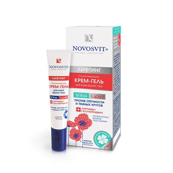 Novosvit Подтягивающий крем-гель для кожи вокруг глаз, крем-гель, 15 мл, 1 шт. фото
