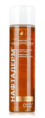Нафтадерм шампунь, шампунь, 250 мл, 1 шт, с нафталанской нефтью фото