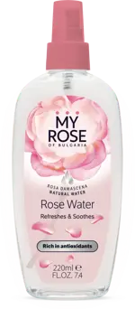 My Rose of bulgaria розовая вода, тоник для лица, 220 мл, 1 шт, флакон с распылителем фото