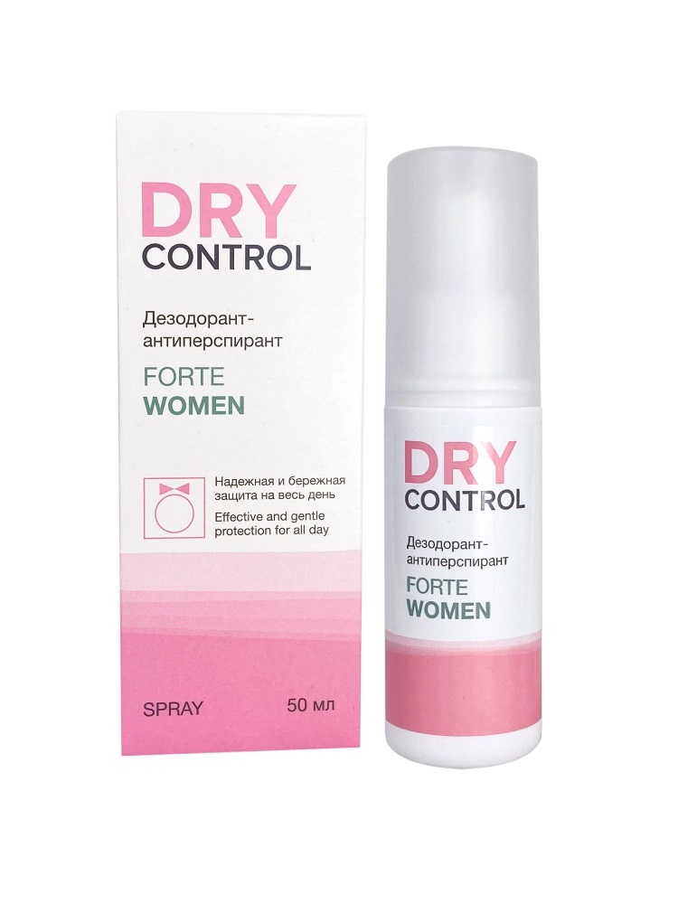 Dry Сontrol Forte Women Spray дезодорант-антиперспирант, дезодорант-антиперспирант, 50 мл, 1 шт. фото