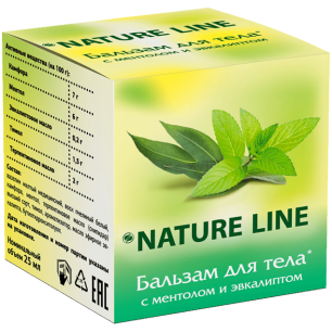 Nature Line Бальзам для тела разогревающий, бальзам для тела, 25 мл, 1 шт. фото