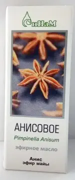 СиНаМ Масло эфирное Анис, масло эфирное, 10 мл, 1 шт. фото