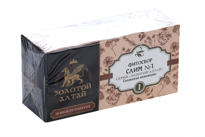 Золотой Алтай Для похудения сбор №1, фиточай, 1.5 г, 20 шт, снижение аппетита фото