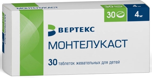 Монтелукаст, 4 мг, таблетки жевательные, 30 шт. фото