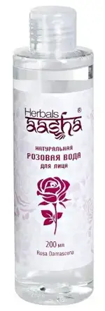 Aasha herbals вода розовая натуральная для лица, 200 мл, 1 шт. фото