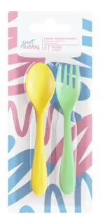 Lubby Ложка и вилка, 4+ мес, набор, 1 шт, арт. 28439 фото