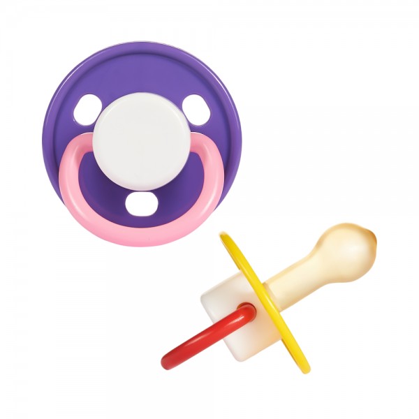 Пома Соска-пустышка латексная круглой формы, соска-пустышка, 1 шт, 4+ мес, арт. 5812 фото