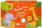 Pamperino kids полотенца влажные детские универсальные, полотенца влажные, 60 шт, с экстрактом ромашки алоэ и витамином E фото