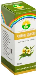 Масло эфирное Чайное дерево, масло эфирное, 10 мл, 1 шт. фото