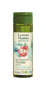 Green Mama тоник для лица матирующий от расширенных пор и черных точек с морскими водорослями, тоник, 200 мл, 1 шт. фото