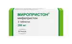 Миропристон, 200 мг, таблетки, 3 шт. фото