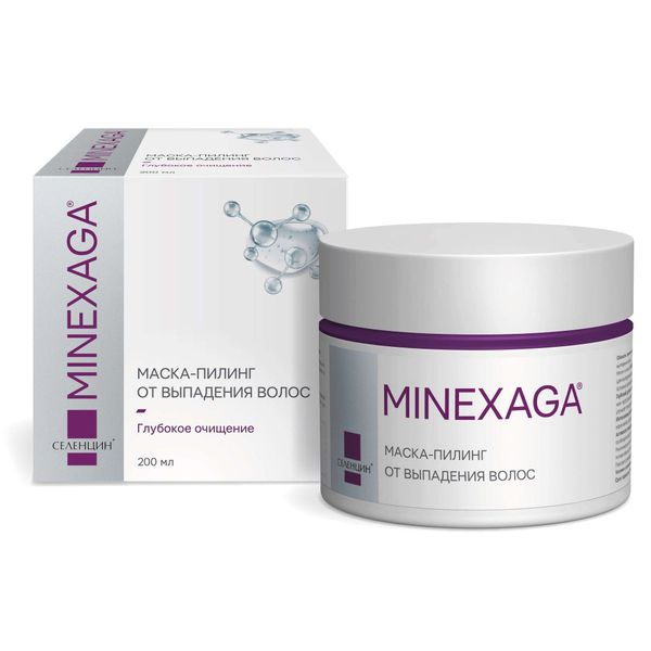Селенцин minexaga маска-пилинг для кожи головы от выпадения волос, маска для волос, 200 мл, 1 шт. фото