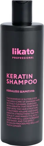 Likato Keraless Кератин-шампунь, шампунь, 400 мл, 1 шт. фото