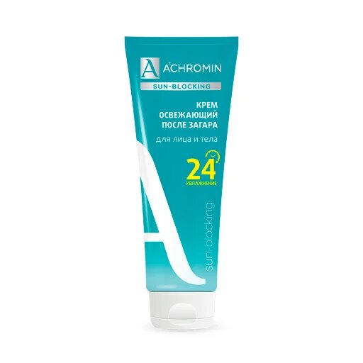 Achromin Крем освежающий после загара для лица и тела, крем, 250 мл, 1 шт. фото