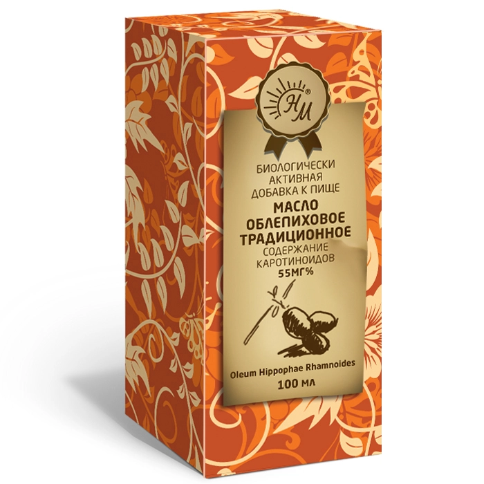 Масло облепиховое традиционное, масло, 100 мл, 1 шт. фото
