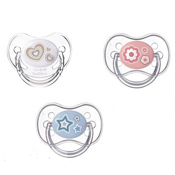 Canpol Newborn baby Пустышка анатомическая силиконовая, 1 шт, цвет в ассортименте, 0-6 мес, арт. 22/565 фото