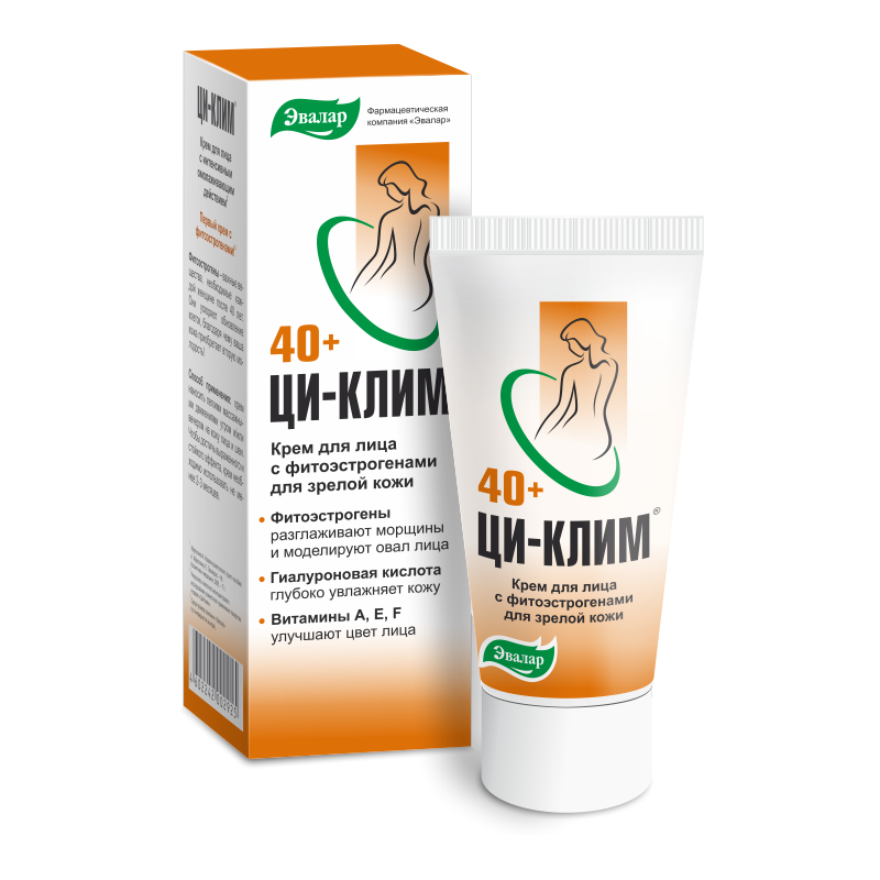 Ци-Клим, крем для лица, 50 мл, 1 шт, 40+ Фитоэстраген для зрелой кожи фото