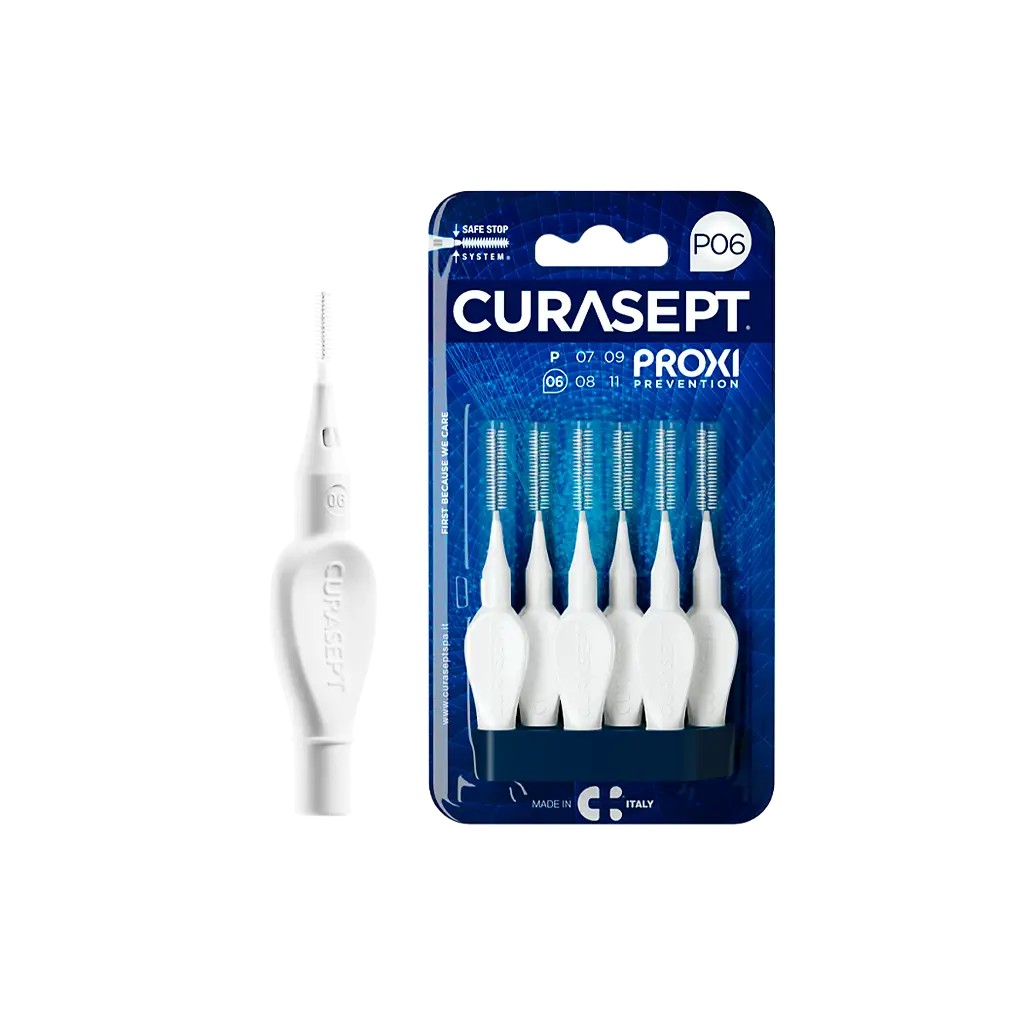 Curasept proxi prevention P06 Ершики межзубные, ершики зубные, 6 шт, белые фото