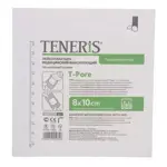 Teneris T-Pore Пластырь фиксирующий, 8 см х 10 см, пластырь, 1 шт, нетканая основа фото 1