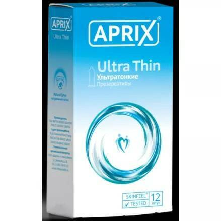 Aprix Ultra Thin презервативы, презерватив, 12 шт, ультратонкие фото
