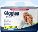 Giggles Подгузники для взрослых, S, 30 шт, 50-85 см фото