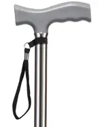 B.Well Трость опорная классическая серебро, 1 шт, арт. WR-411 фото