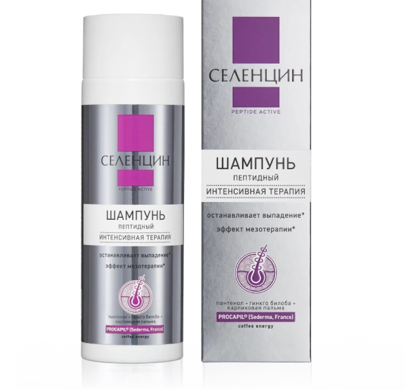Селенцин Peptide Active для восстановления густоты, шампунь, 200 мл, 1 шт. фото