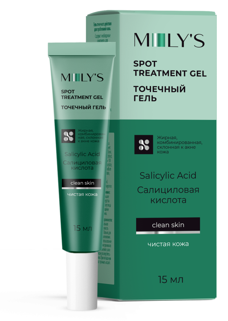 Молис гель точечный для проблемной кожи, гель, 15 мл, 1 шт. фото