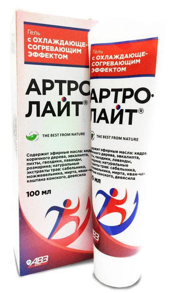 Артролайт, гель для тела, 100 мл, 1 шт, с охлаждающе-согревающим эффектом фото