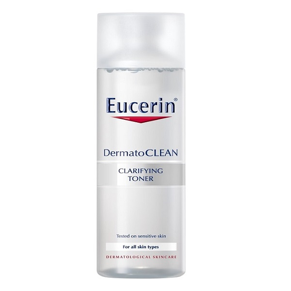 Eucerin DermatoClean Тоник освежающий, тоник для лица, 200 мл, 1 шт, очищающий фото