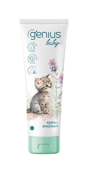 Genius Baby Крем-эмолент детский 0+, крем-эмолент, 75 мл, 1 шт. фото