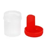 Контейнер для биопроб, 60 мл, 1 шт, с крышкой-лопаткой фото