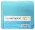 ЭлараKids Эконом Пеленки впитывающие, 60 см х 90 см, 10 шт, 3 капли фото
