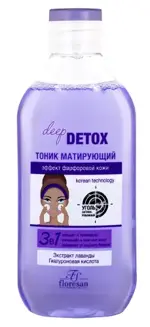 Floresan deep detox тоник матирующий, тоник для лица, 300 мл, 1 шт. фото