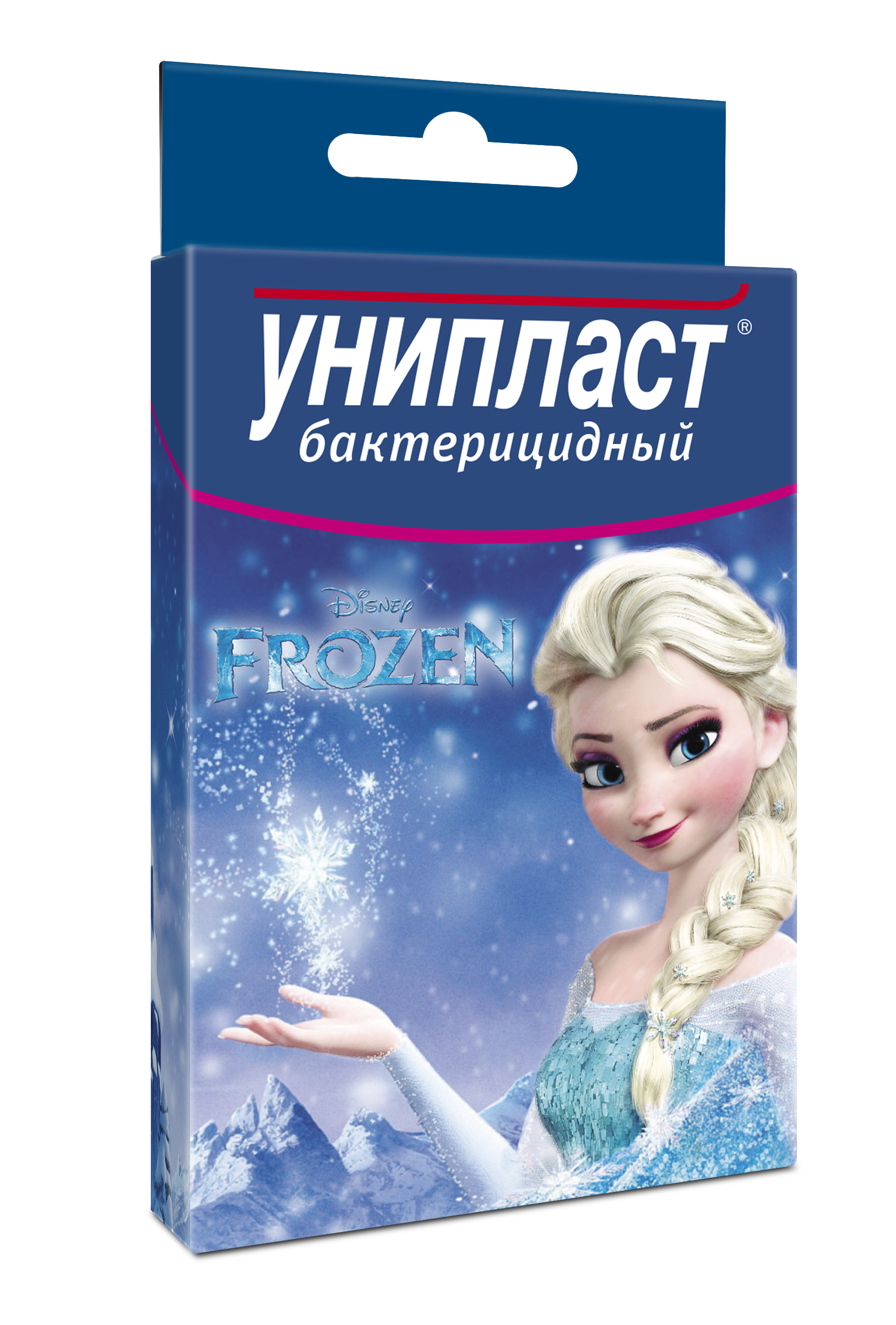 Унипласт Лейкопластырь бактерицидный Холодное сердце, пластырь для детей, 20 шт. фото