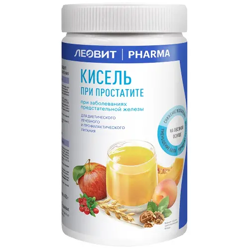 Леовит pharma кисель при простатите, кисель, 400 г, 1 шт. фото