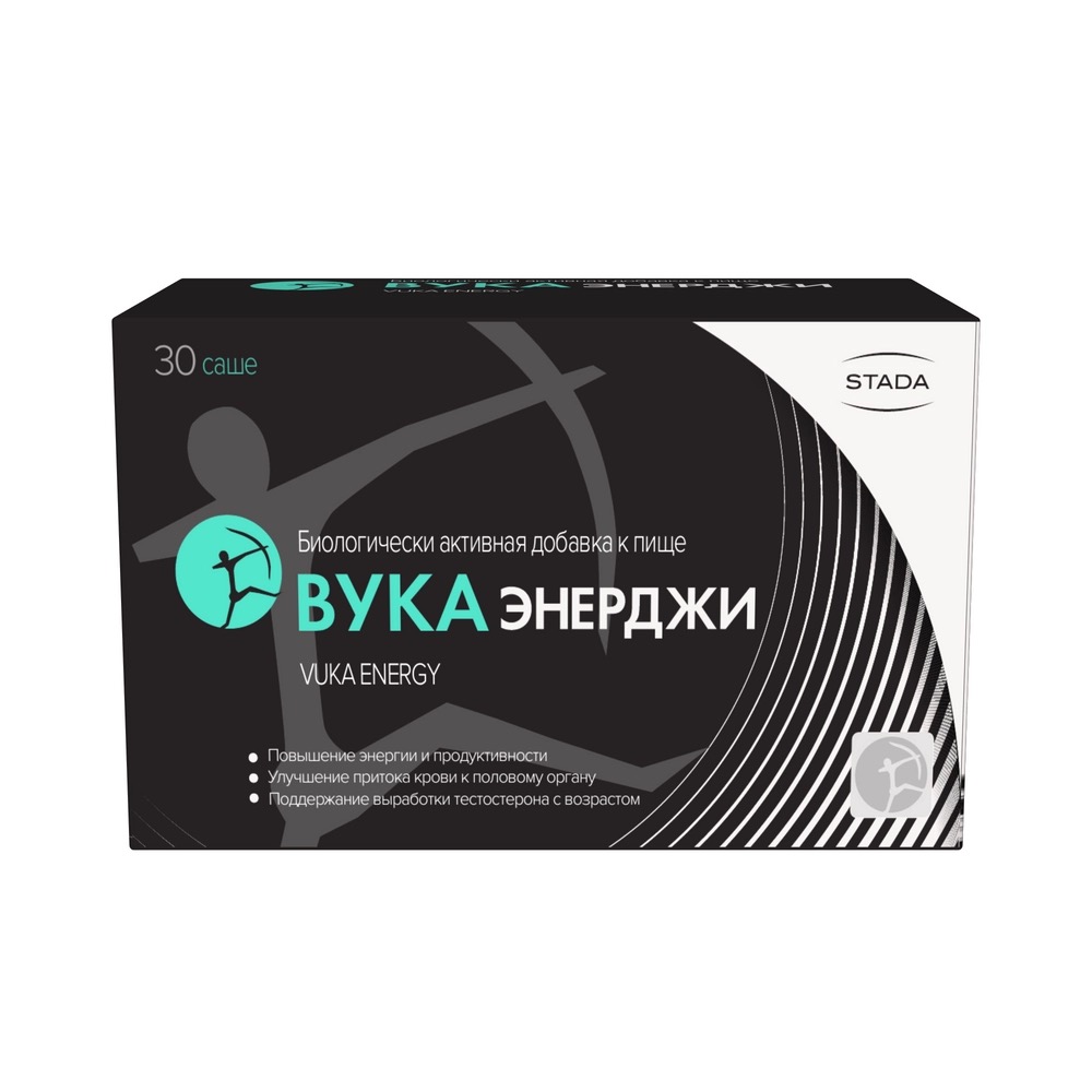 Вука Энерджи, порошок для раствора для приема внутрь, 7 г, 30 шт. фото