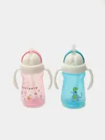 Бусинка Поильник с трубочкой и ручками, 180 мл, 1 шт, арт. 619 фото