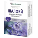 Сердце Континента Шалфей с солодкой, ментолом и витамином С, таблетки для рассасывания, 20 шт. фото