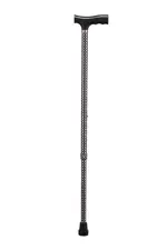 B.Well Трость опорная металлическая шахматы, 1 шт, арт. WR-411, телескопическая фото