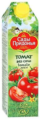 Сады Придонья Сок, 1 л, 1 шт, томат, без соли фото