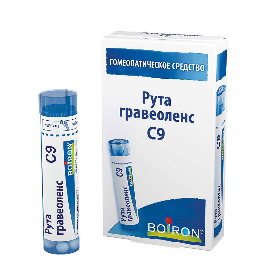 Рута гравеоленс С9, гранулы гомеопатические, 4 г, 1 шт. фото